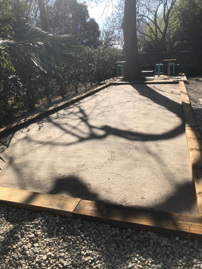 Bel appartement avec piscine chauffée Pezens Esterno foto